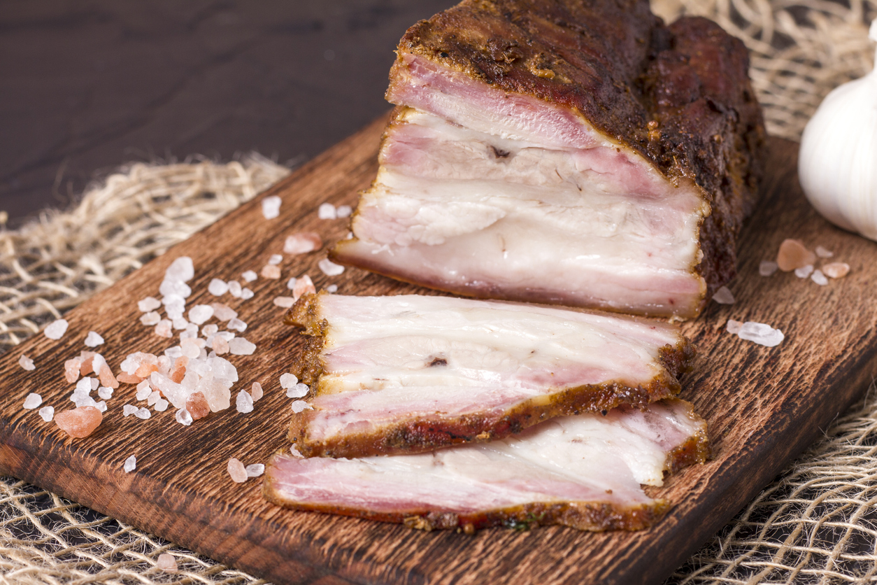 Take Time Pork Belly Strips in Sticky Barbecue Sauce